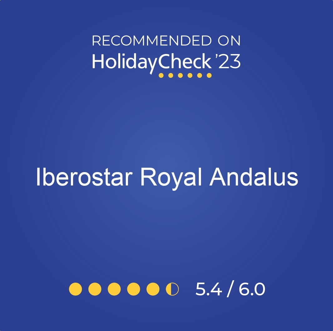 HolidayCheck 2023 Iberostar Royal Andalus rating