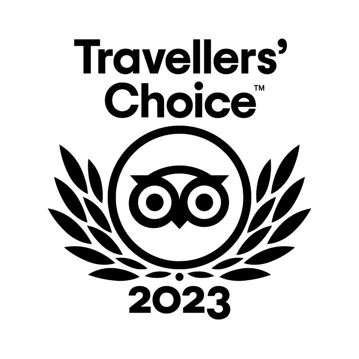 Travellers’ Choice award emblem 2023